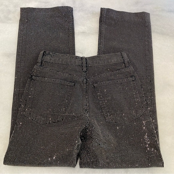 ZARA Black Rhinestone Studded Jeans - Picture 6 of 15